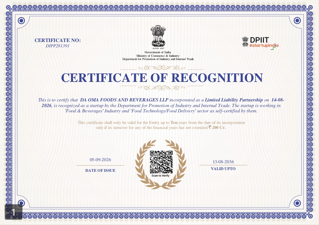 Start-up Certificate